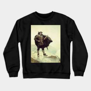 Pirate Captain Bill Bones by NC Wyeth Crewneck Sweatshirt